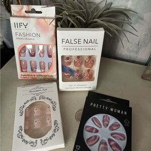 Press-On Nails and toe nails bundle